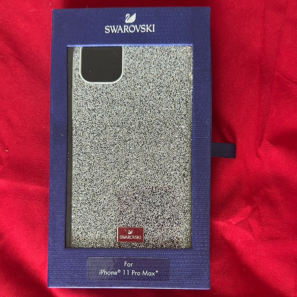 Swarovski Silver Crystal Phone Case